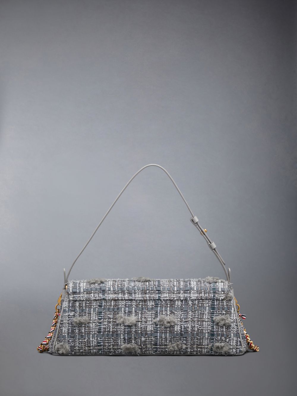 Pochettes Thom Browne Tweed Mrs.uette Femme Grise | ZUV95F80206