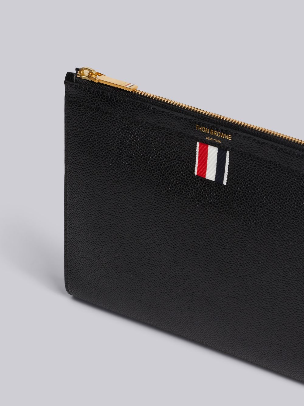 Pochettes Thom Browne mini Gusset Homme Noir | CIV21Q34023