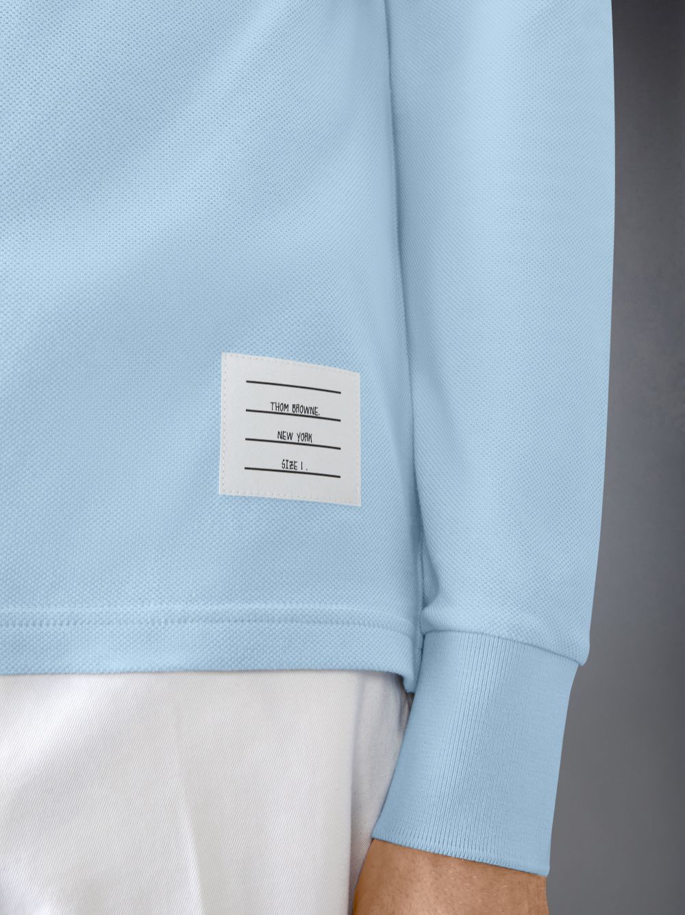 Polo Thom Browne CLASSIC PIQUE 4-BAR Homme Bleu | ZKB30D62287
