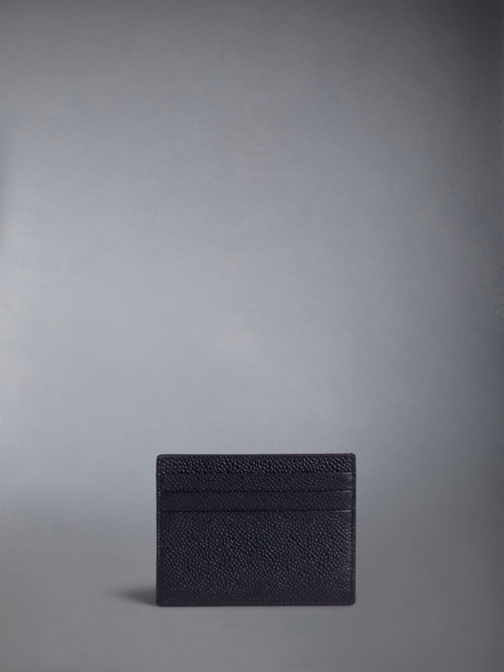 Porte Cartes Thom Browne pebbled-leather Homme Noir | GPA02L42107