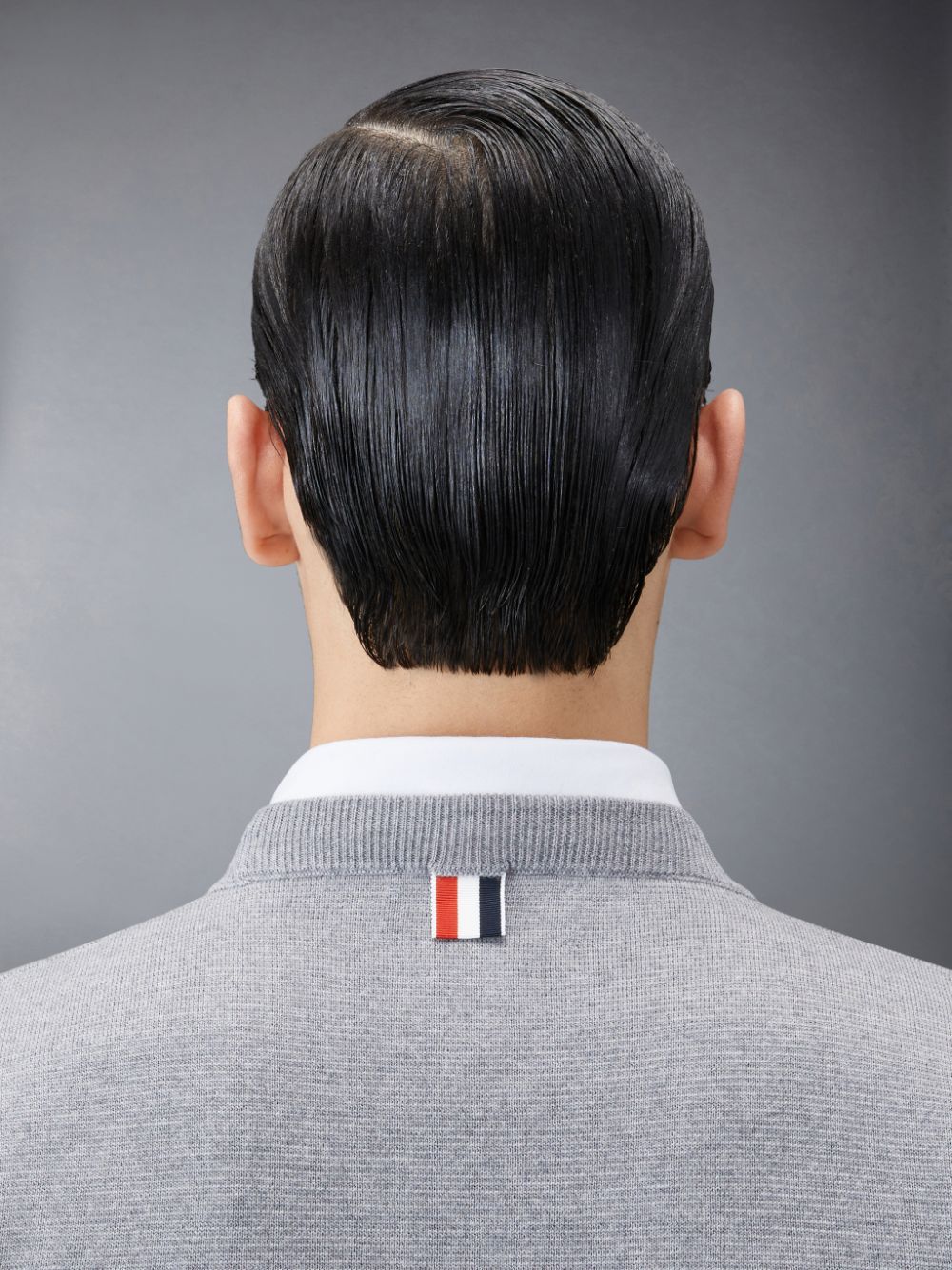 Pulls De Golf Thom Browne Wool 4-Bar Homme Grise | FFQ01U81905