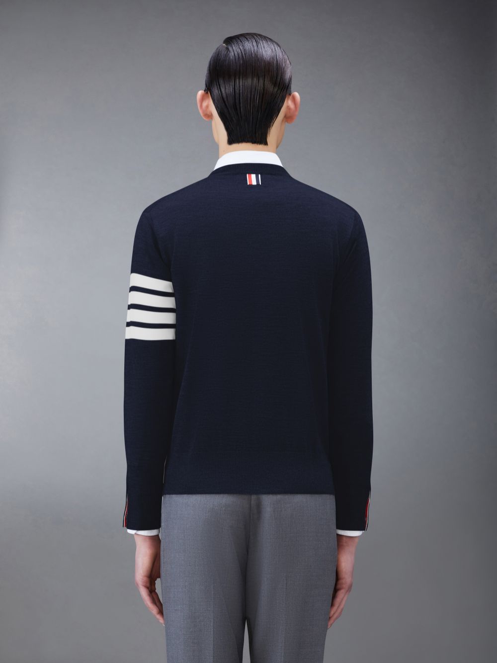 Pulls De Golf Thom Browne Wool 4-Bar Homme Bleu | YGZ93P01239