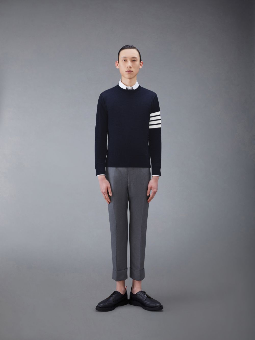 Pulls De Golf Thom Browne Wool 4-Bar Homme Bleu | YGZ93P01239