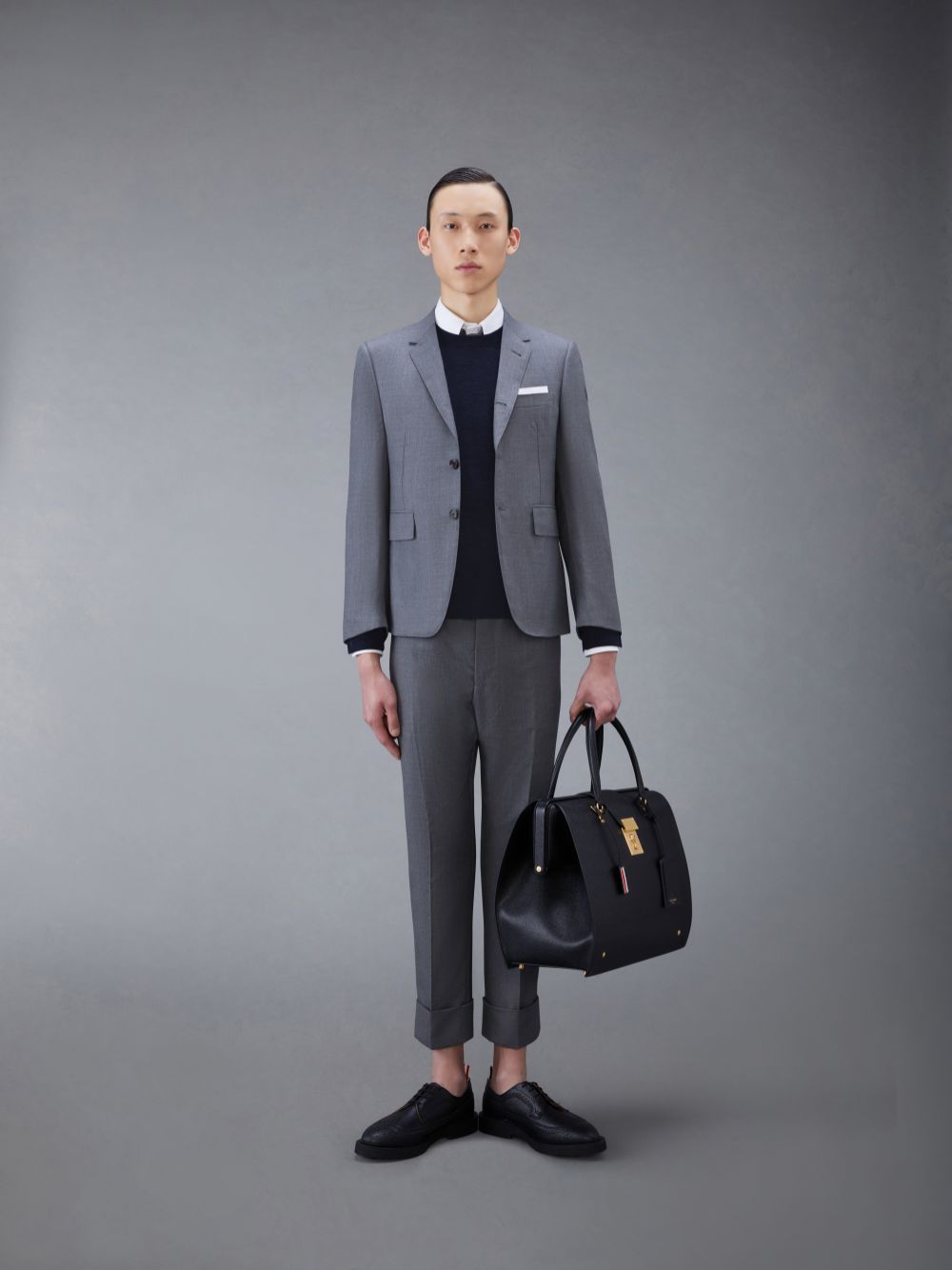 Pulls De Golf Thom Browne Wool 4-Bar Homme Bleu | YGZ93P01239