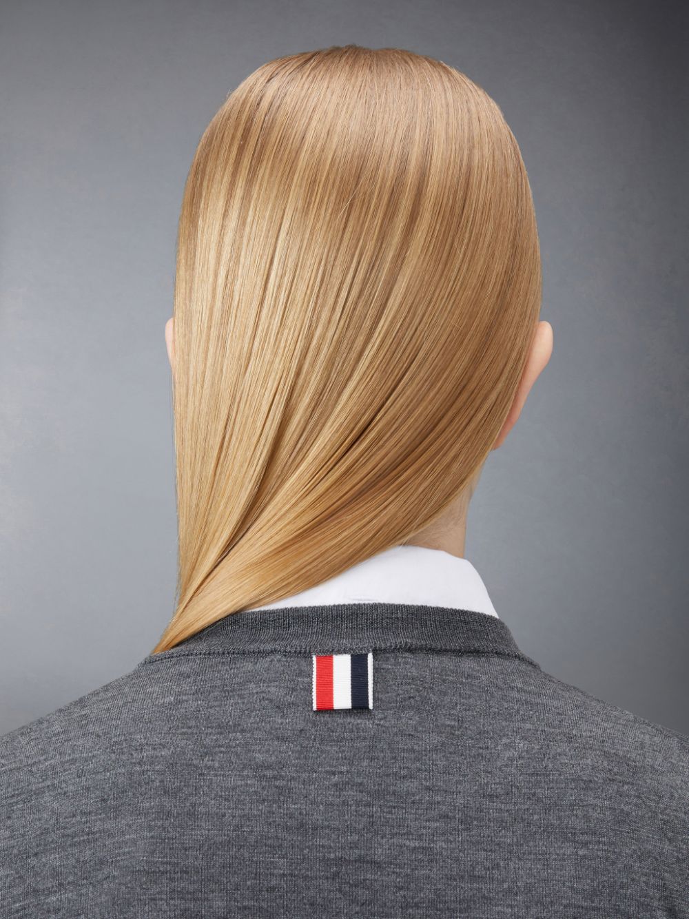 Pulls De Golf Thom Browne Wool 4-Bar Relaxed Femme Grise | CLT47A59688