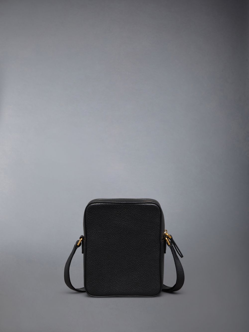 Sac Bandoulière Thom Browne Soft Pebble Grain 4-Bar Vertical Camera Homme Noir | HFV72B93186