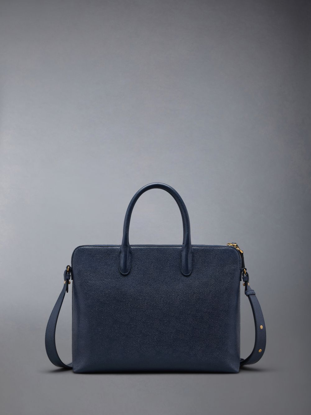 Sacs D'affaires Thom Browne Pebble Grain 4-Bar Femme Bleu | EOZ16X50766