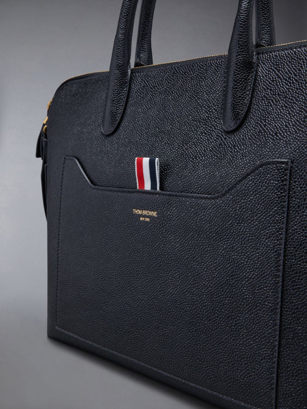 Sacs D'affaires Thom Browne Pebble Grain Homme Noir | ZXP41B21470