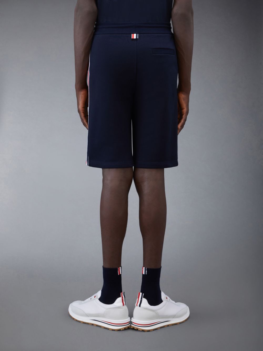 Short Jogging Thom Browne Classic Loopback Homme Bleu | MXI43T01234