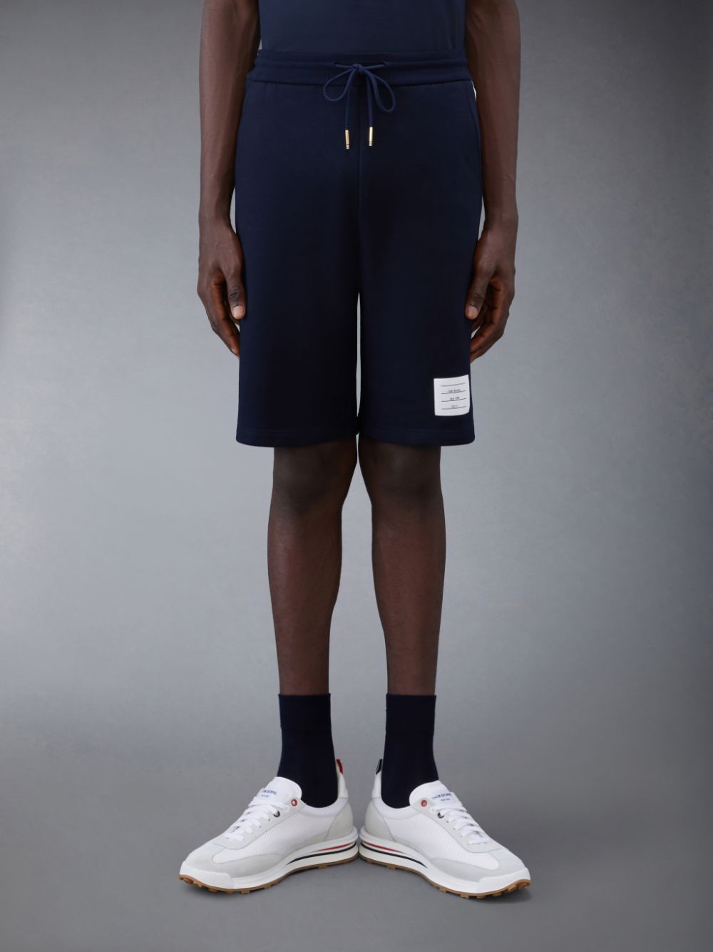 Short Jogging Thom Browne Classic Loopback Homme Bleu | MXI43T01234