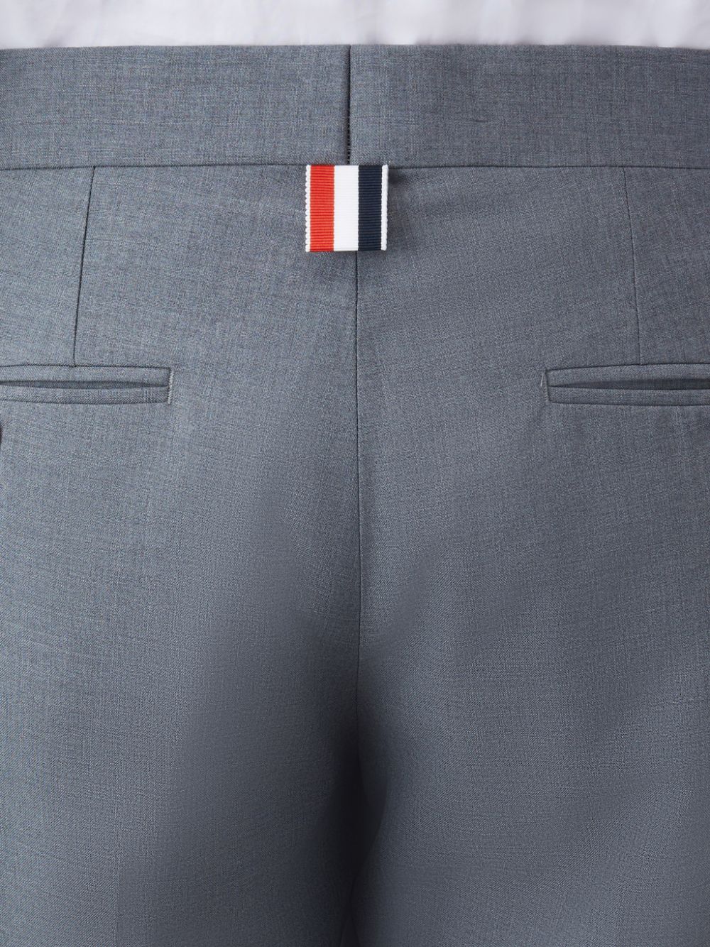 Short Thom Browne Plain Weave 4-Bar Low Rise Homme Grise | VYG75M59587