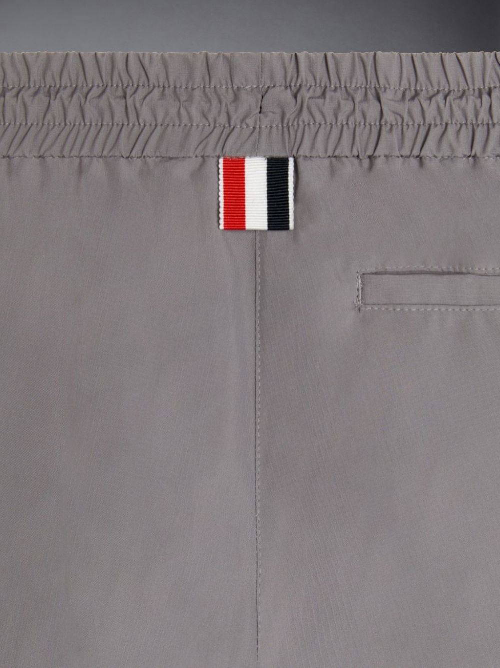 Short Thom Browne Stripe-detail Swim Garcon Grise | AYC36N69838