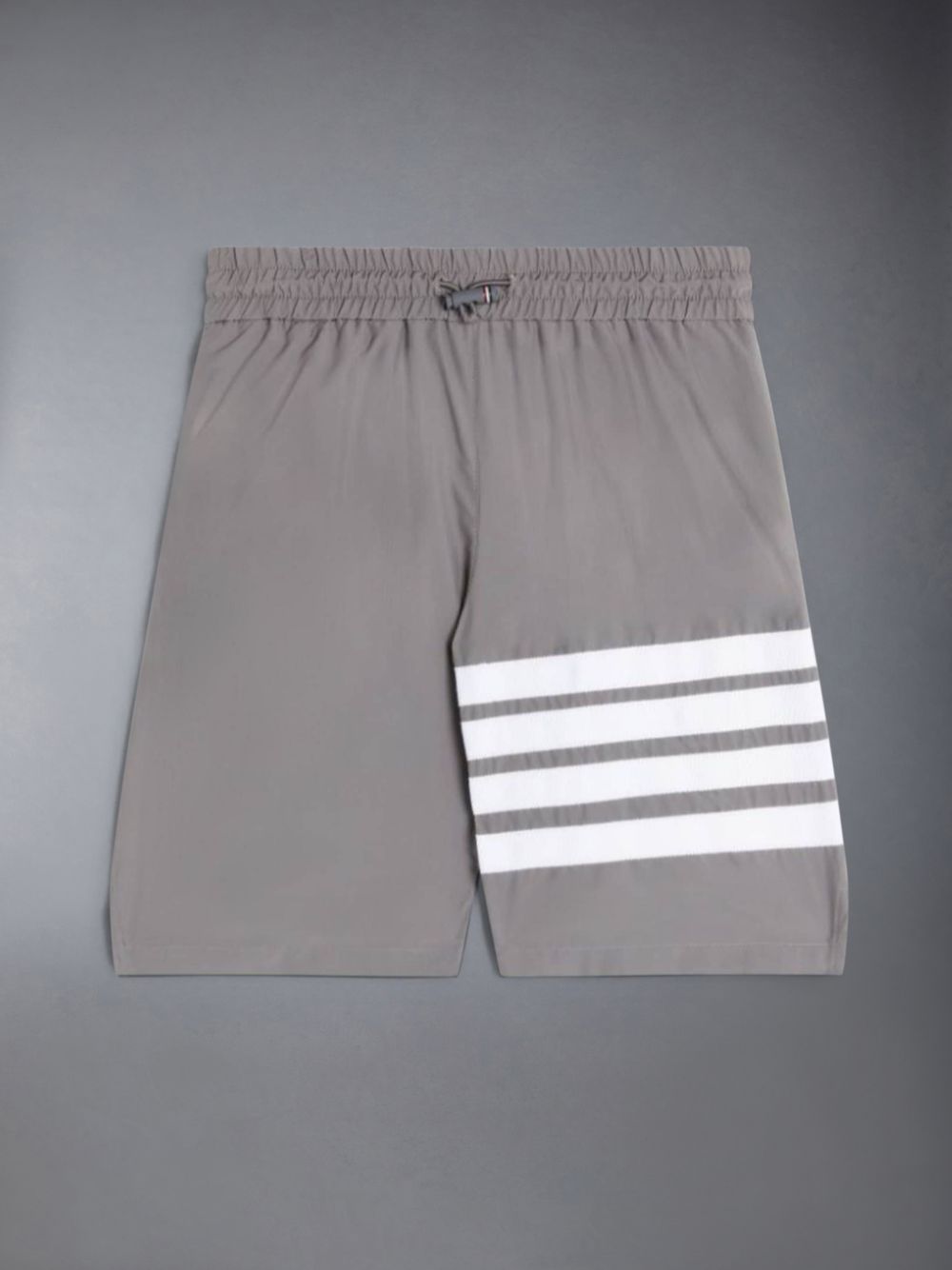 Short Thom Browne Stripe-detail Swim Garcon Grise | AYC36N69838