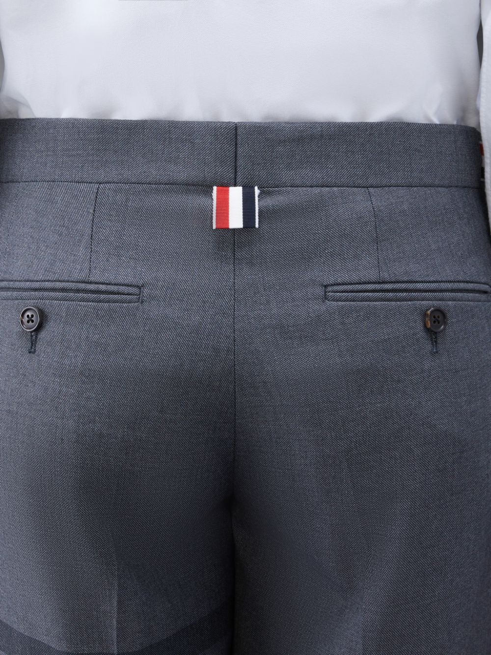 Short Thom Browne Twill School Uniform 4-Bar Low Rise Homme Grise | SOU05X35744