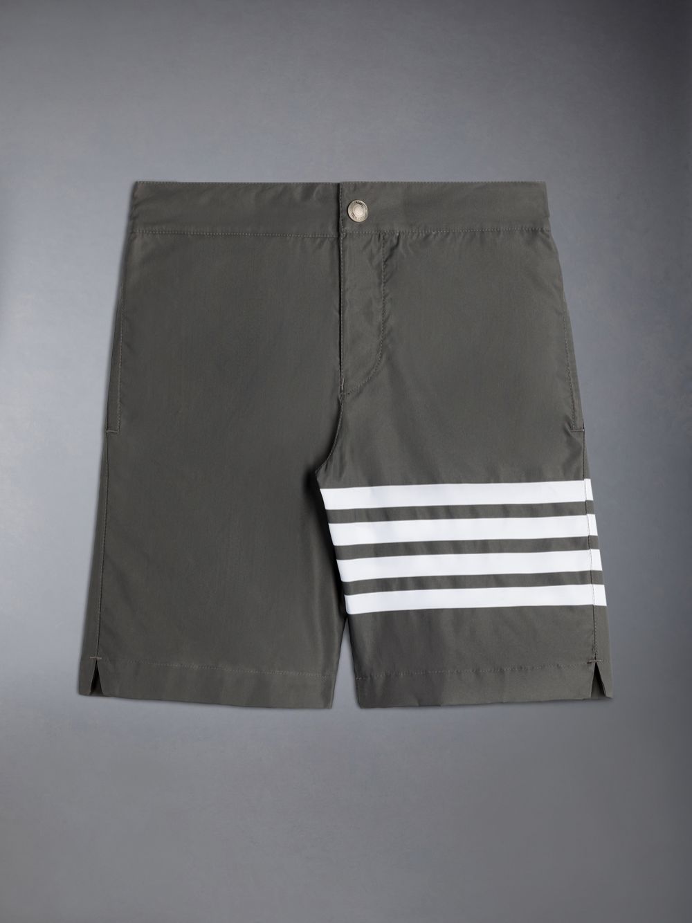 Shorts De Bain Thom Browne Swim Tech 4-Bar Fille Grise | XPJ96X77942