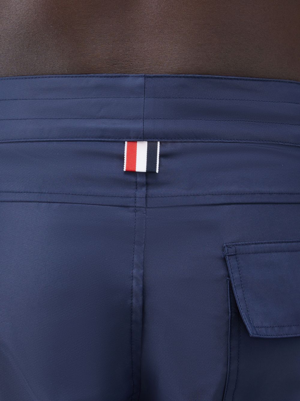 Shorts De Bain Thom Browne Swim Tech 4-Bar Homme Bleu | ISW88V78086