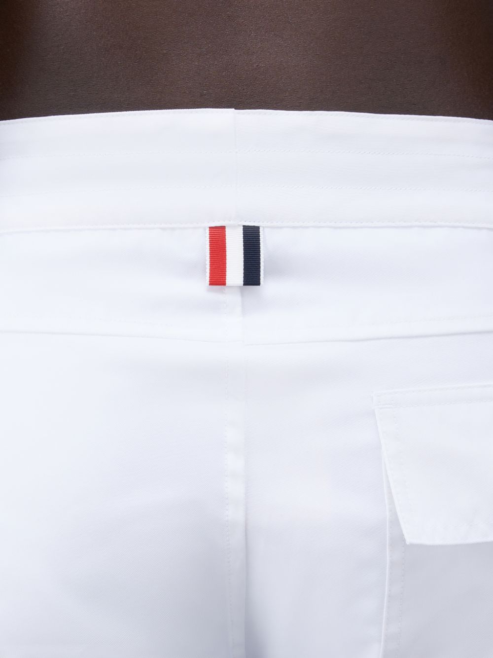 Shorts De Bain Thom Browne Swim Tech 4-Bar Homme Blanche | LSW97A68603