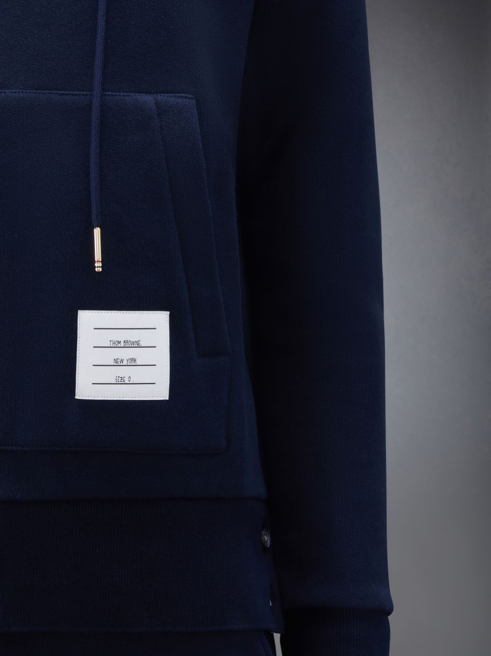 Sweat a Capuche Thom Browne Classic Loopback Full Zip Homme Bleu | NUZ57B56398