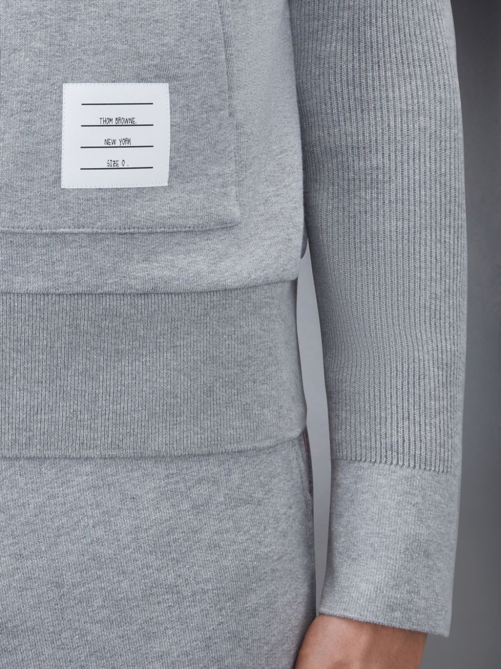 Sweat a Capuche Thom Browne Classic Loopback 4-Bar Homme Grise | RYK04W60163