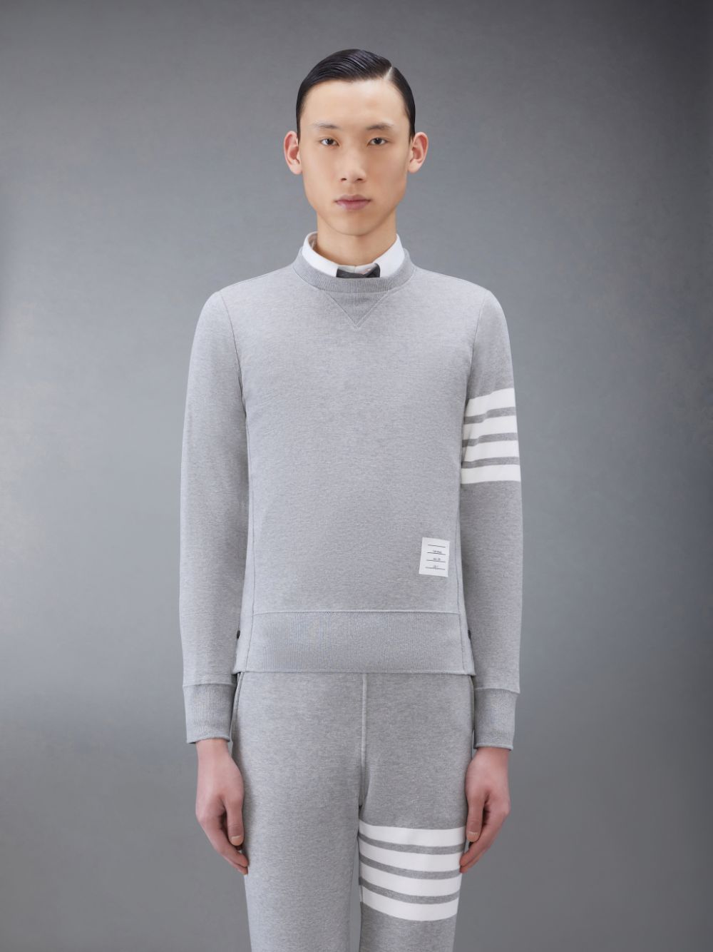 Sweats Thom Browne Classic Loopback 4-Bar Homme Grise | JHK92O18188
