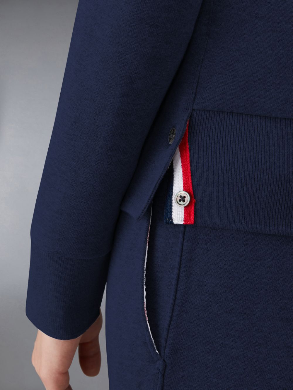 Sweats Thom Browne Classic Loopback 4-Bar Femme Bleu | FOY78A74691
