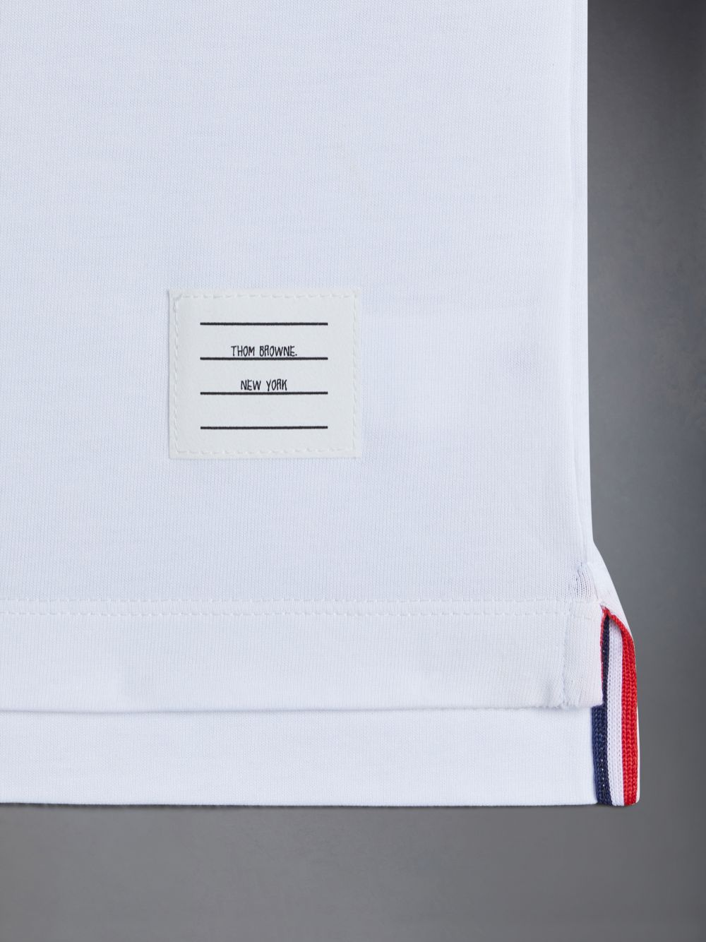 T Shirts Thom Browne Cotton Hector Fille Blanche | QCW54A48496