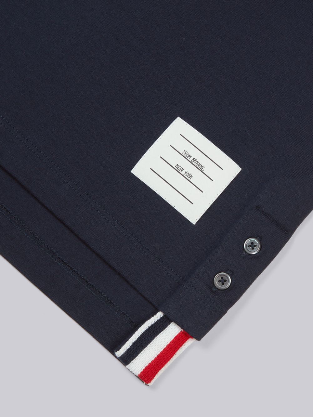 T Shirts Thom Browne Cotton Jersey Short Sleeve Fille Bleu Marine | XRX81O24699