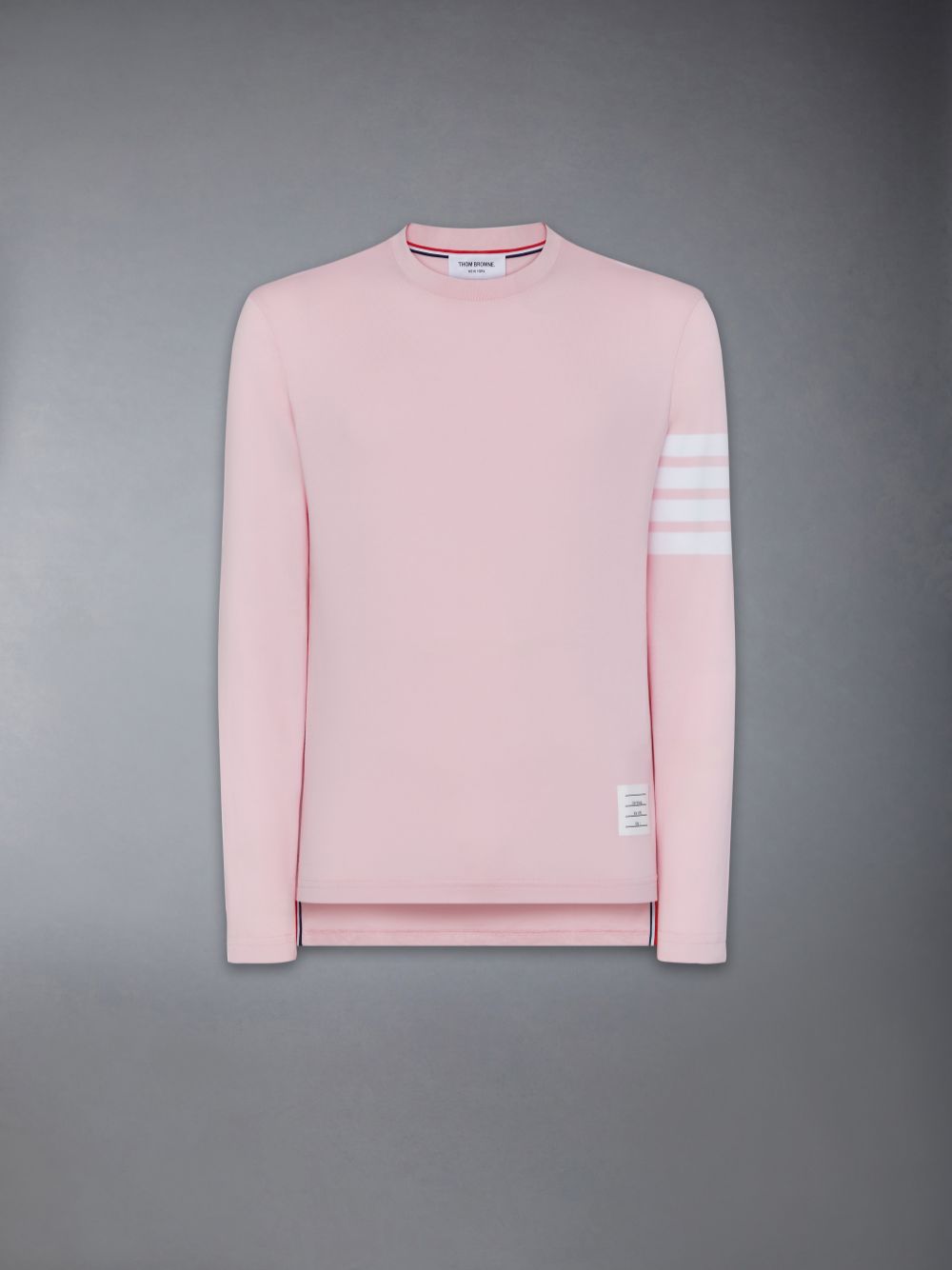 T Shirts Thom Browne Jersey 4-Bar Homme Rose | YQO64K95770