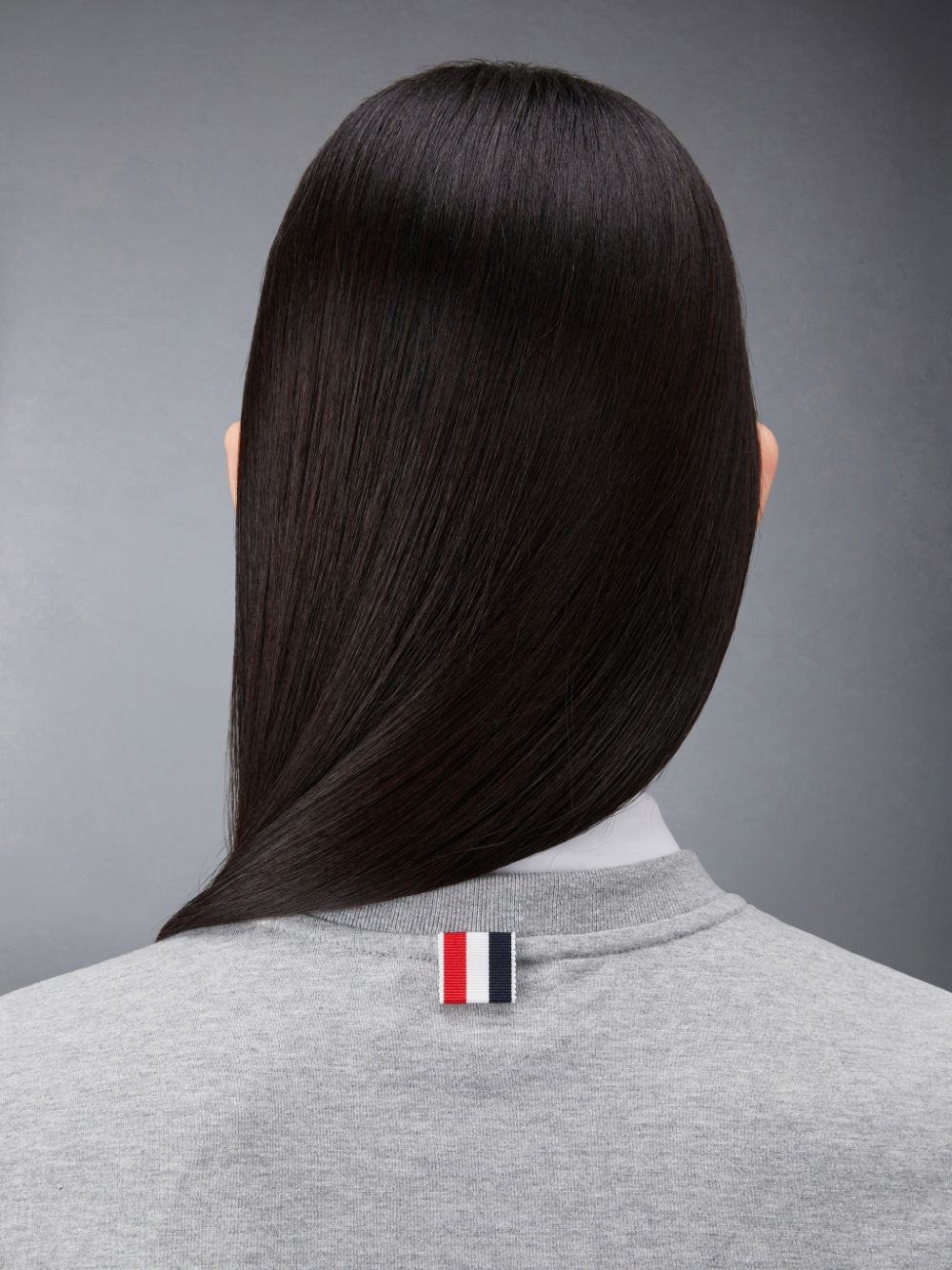 T Shirts Thom Browne Jersey 4-Bar Long Sleeve Rugby Femme Grise | NMX11Q75294