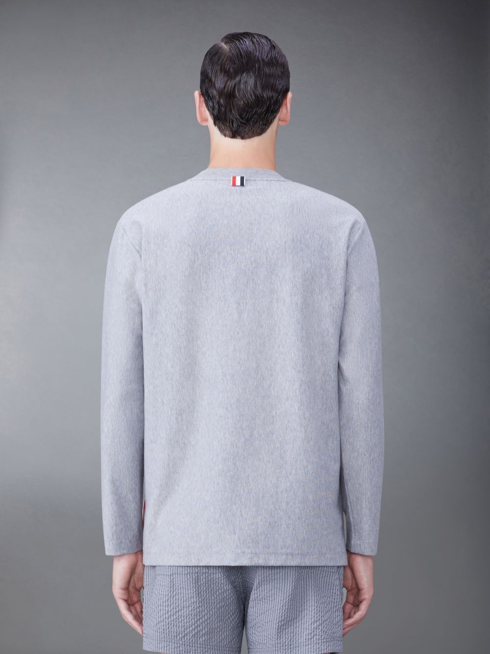 T Shirts Thom Browne Jersey Oversized Homme Grise | GPV95O70248