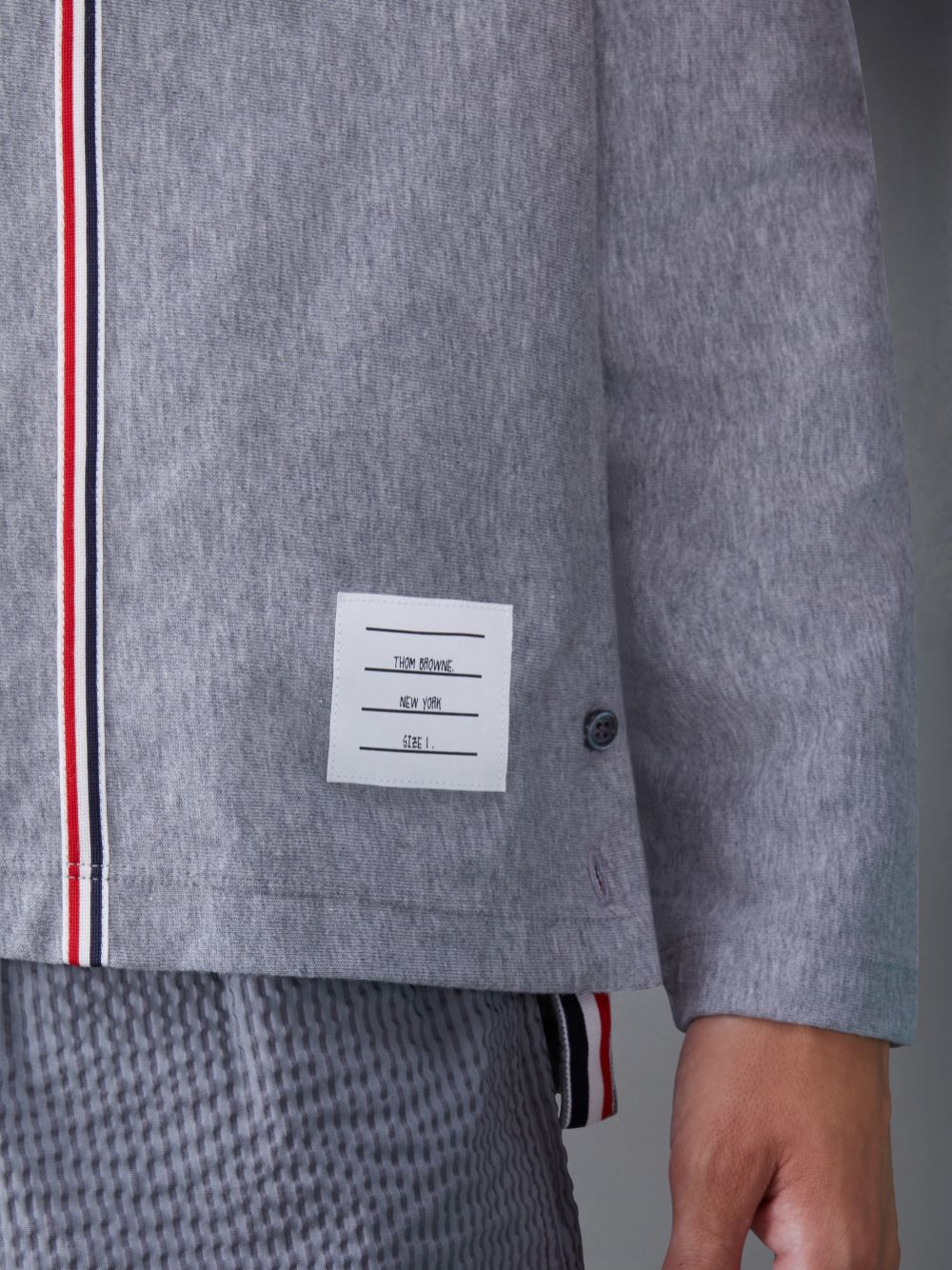 T Shirts Thom Browne Jersey Oversized Homme Grise | GPV95O70248