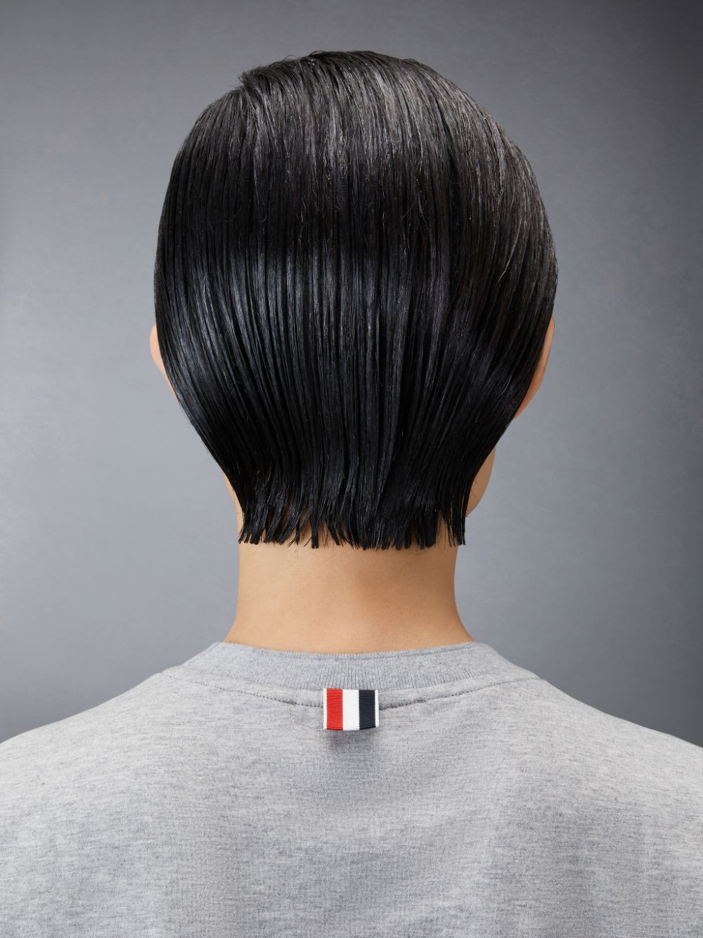 T Shirts Thom Browne Jersey Relaxed Side Slit Femme Grise | DQA29Y34295