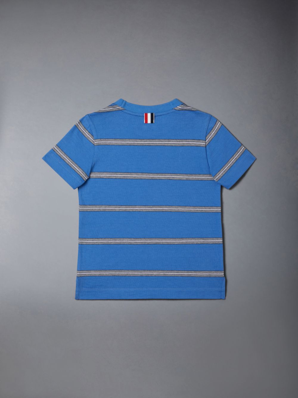 T Shirts Thom Browne Mid Weight Jersey Striped Fille Bleu | MLQ98J01605